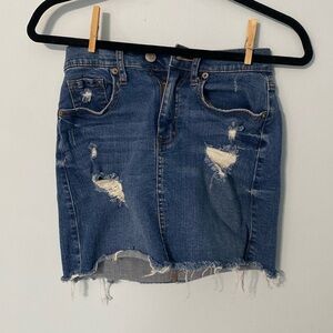 Aeropostale jean skirt